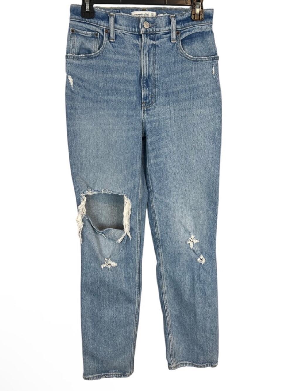 Abercrombie & Fitch Curve Love The 90s straight ultra high rise jeans
